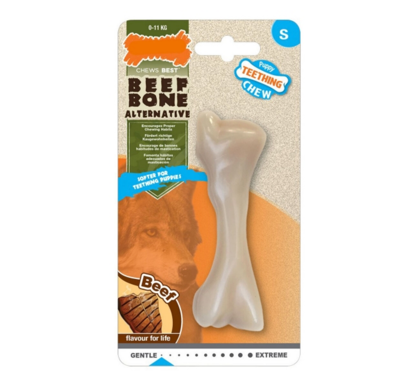 Nylabone kauwbeen beef - Small